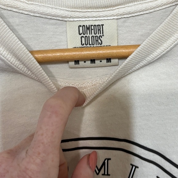 Wyoming Graphic Long Sleeve Shirt - Cream - Picture 3 of 3